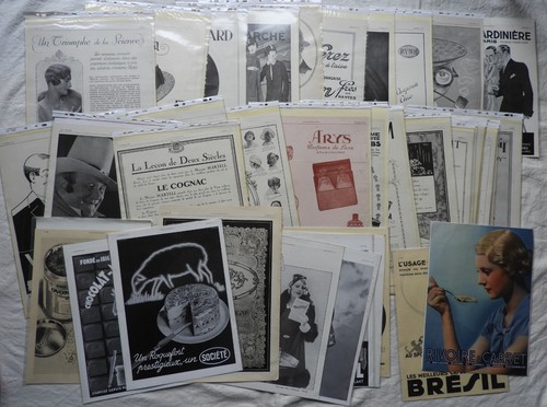 Lot x55 publicités anciennes
