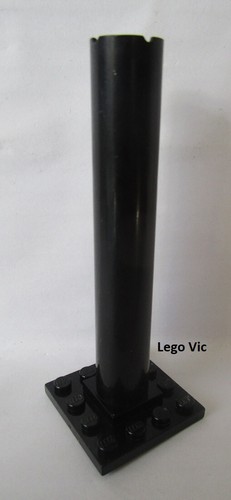 Lego 4844 boat mast - mast, black
