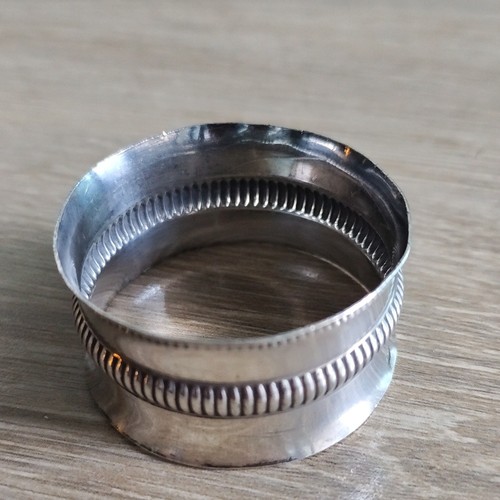 Rond serviette argent - rond, de