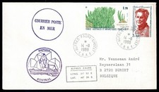 TAAF 1988 Cover to Belgium