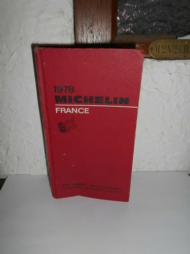 Ancien guide michelin - guide, 1978