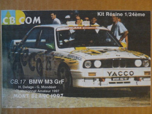 Maquette voiture cb com - 1/24,