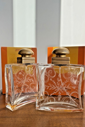 Deux flacons parfum vides - de,