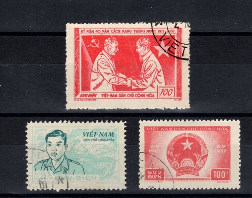 Vietnam nord lot de 3 - du,