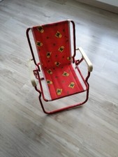 Vintage Chaise Enfant pliable pliante Camping