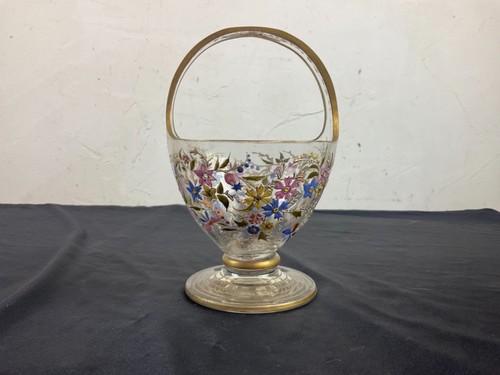 Legras panier vase émaillé - legras,