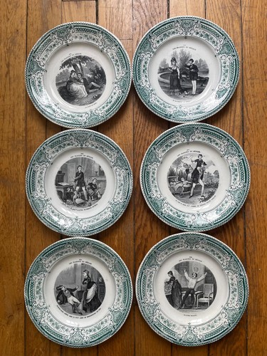 Assiettes parlantes - 6,