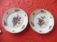 DEUX ASSIETTES/VILLEROY-et-BOCH/ANNEES 70-80/Décor "Vieux Strasbourg".