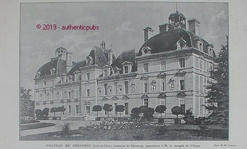 Publicite chateau cheverny - publicite, de