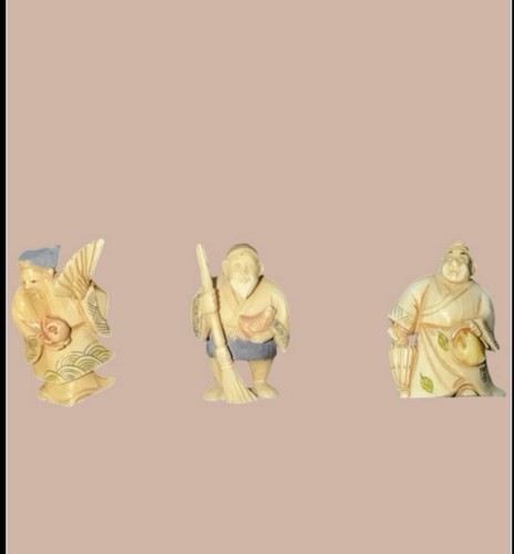 Resin japanese netsuke - 3,