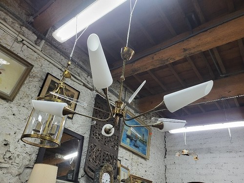 Lustre 1960 opaline et - opaline,