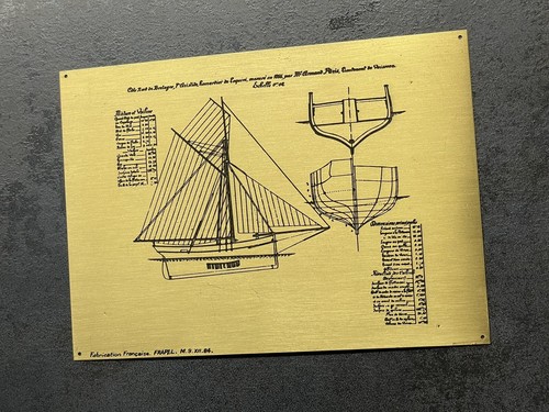 Gravure sur plaque - , ou