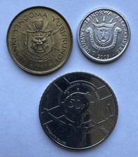 3 PIECE LOT BURUNDI COINS 1965