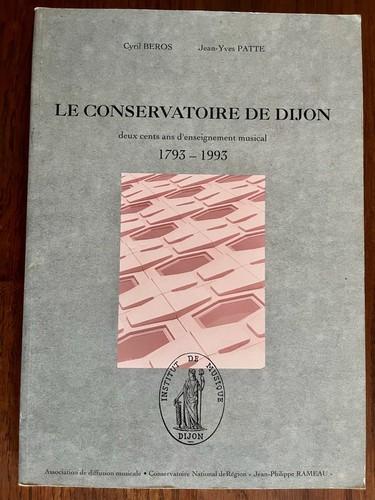 Livre conservatoire de - «, le