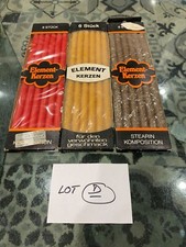 Lot D de 18 bougies pour