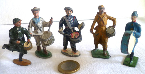 Anciens soldats tambours au - soldats,