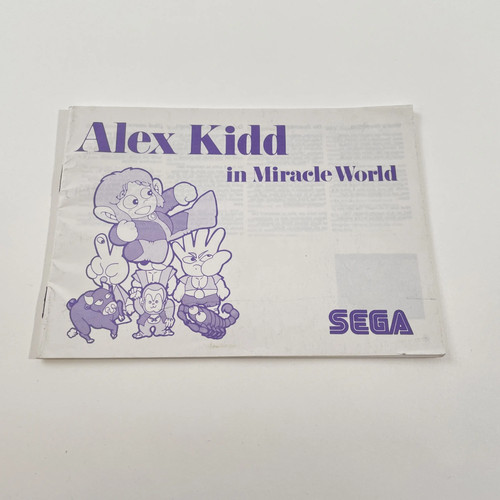 Sega master system - master, notice