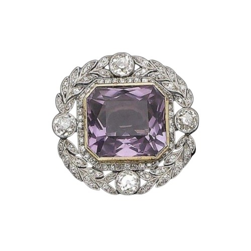 Broche améthyste de - broche,