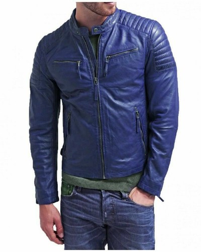 Veste cuir agneau - veste, en