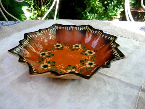 Beau plat rond ancien - plat,