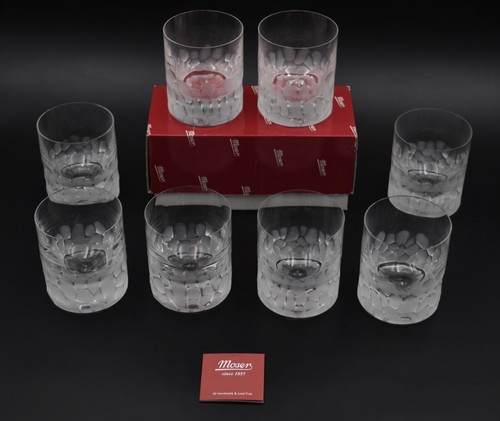 Verres whisky en cristal - 8, à
