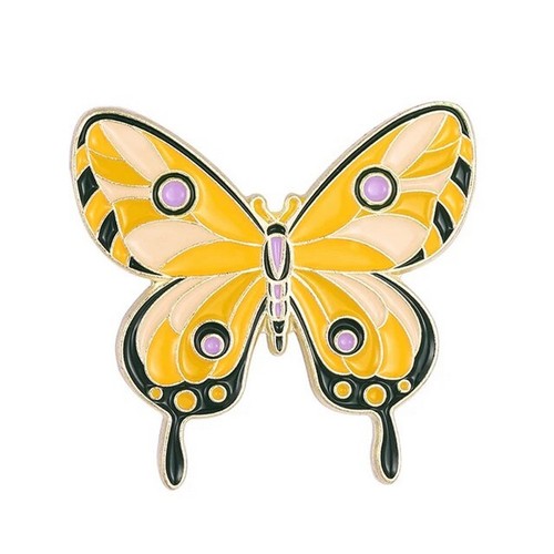 Pin broche papillon métal - broche,