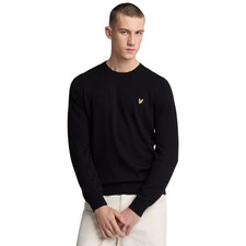 Pull Merino Noir Homme Lyle