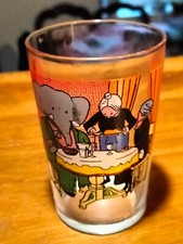 VERRE BABAR TELE HACHETTE DE BRUNHOFF 1970 (JARV678)