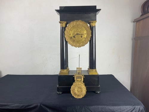 Pendule portique colonnes - pendule,
