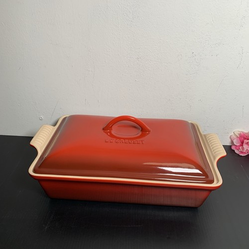 Creuset red rectangular - -,