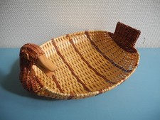 ancien panier corbeille canard