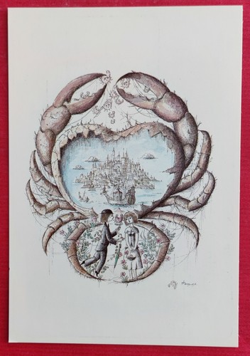 Carte postale illustrée - illustrée, par