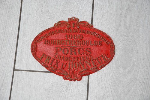 Ancienne plaque concours 1980