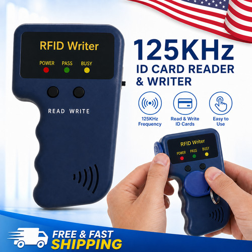Handheld rfid card - card, writer