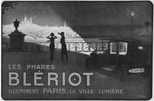 *** Les Phares BLERIOT _ automobiles *** 1919 - pub. (27 x 18) // a157