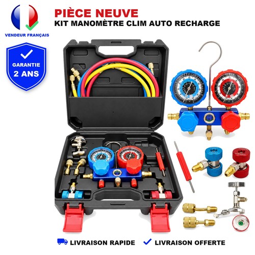 Kit manomètre clim - manomètre, auto