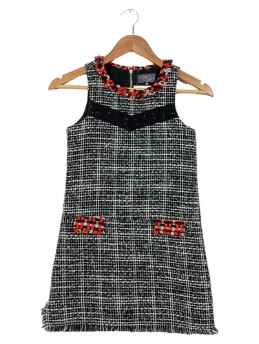 Robe fille tweed carreaux - fille,