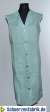 blouse tablier coton vert col RDA Ostalgie