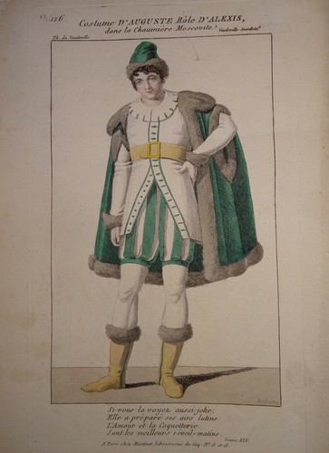 Belle gravure couleur portrait - gravure,