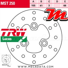Disque de frein Avant TRW