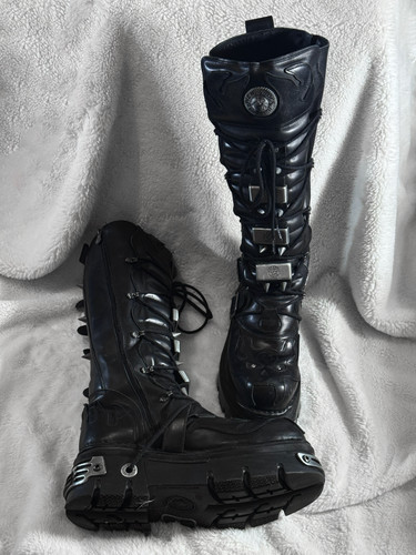 New rock gothic boots - new,