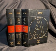 Dictionnaire Émile Littré Abrégé, Beaujean, En 3 Tomes, 1969