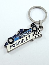 PORTE-CLES - MONACO - FORMULE 1 Souvenir Grand Prix Métal PEINT Vintage 1990s