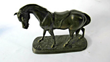 sculpture cheval en regule mat