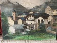peinture ancienne huile sur