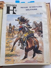 Revue d'histoire militaire lot de 8 numéros reliés