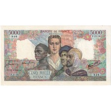 France, 5000 Francs, Empire