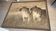 Tapisserie murale 172x135 Lionnes