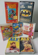 Lot Vhs Club Dorothée Batman Alf Les Samouraïs De L Éternel Biker Mice Space Jam