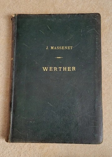 Werther drame lyrique actes - werther,